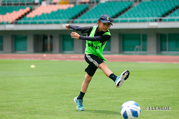 写真：シュート